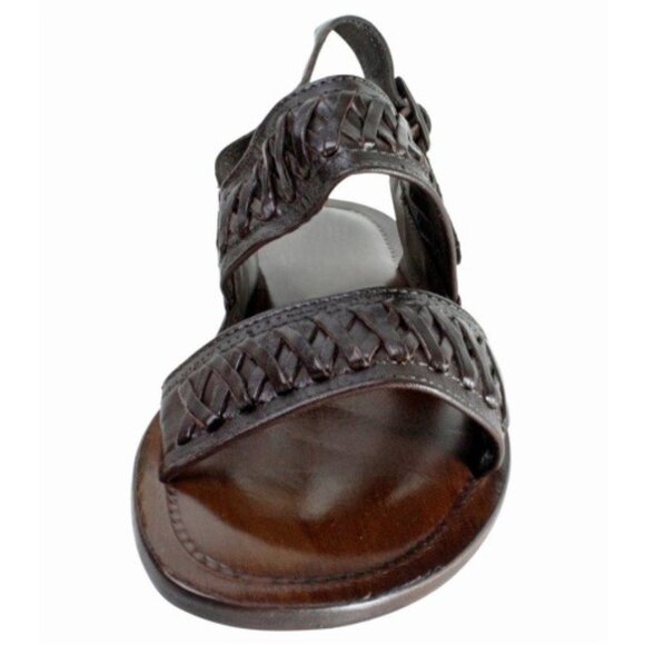 James Brown Italian Mens Leather Sandals Shoes